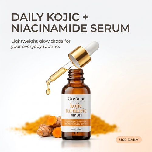 Daily kojic and niacinamide serum: lightweight glow drops for everyday routine